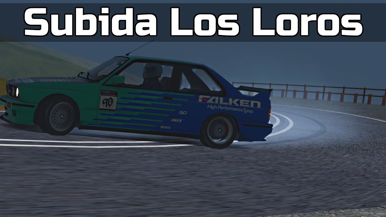 SUBIDA A LOS LOROS LLOVIENDO // Assetto Corsa