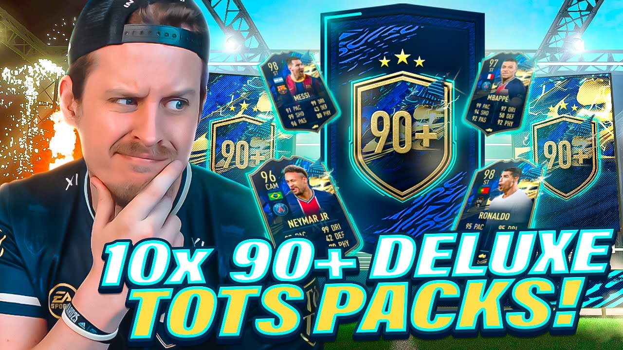 ARE THESE WORTH IT?! 10X 90+ DELUXE TOTS UPGRADE PACKS! FIFA 21 Ultimate Team