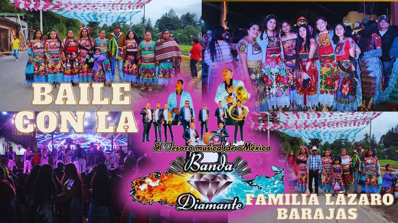BAILE CON LA BANDA DIAMANTE💎FAMILIA LÁZARO BARAJAS FIESTA DE LA VIRGEN DE LA NATIVIDAD URAPICHO 2024