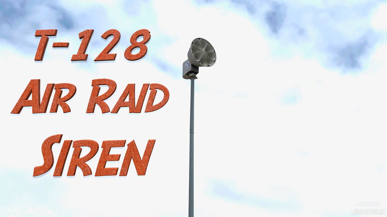 SURREAL SOUND: Rare T-128 Air Raid Siren Test in 4K HDR Stereo 🚨