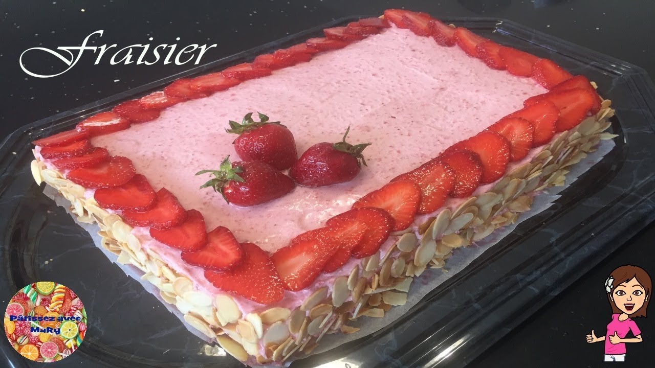 ♡ Ultra easy strawberry birthday cake ♡ Pâtissez avec MaRy ♡