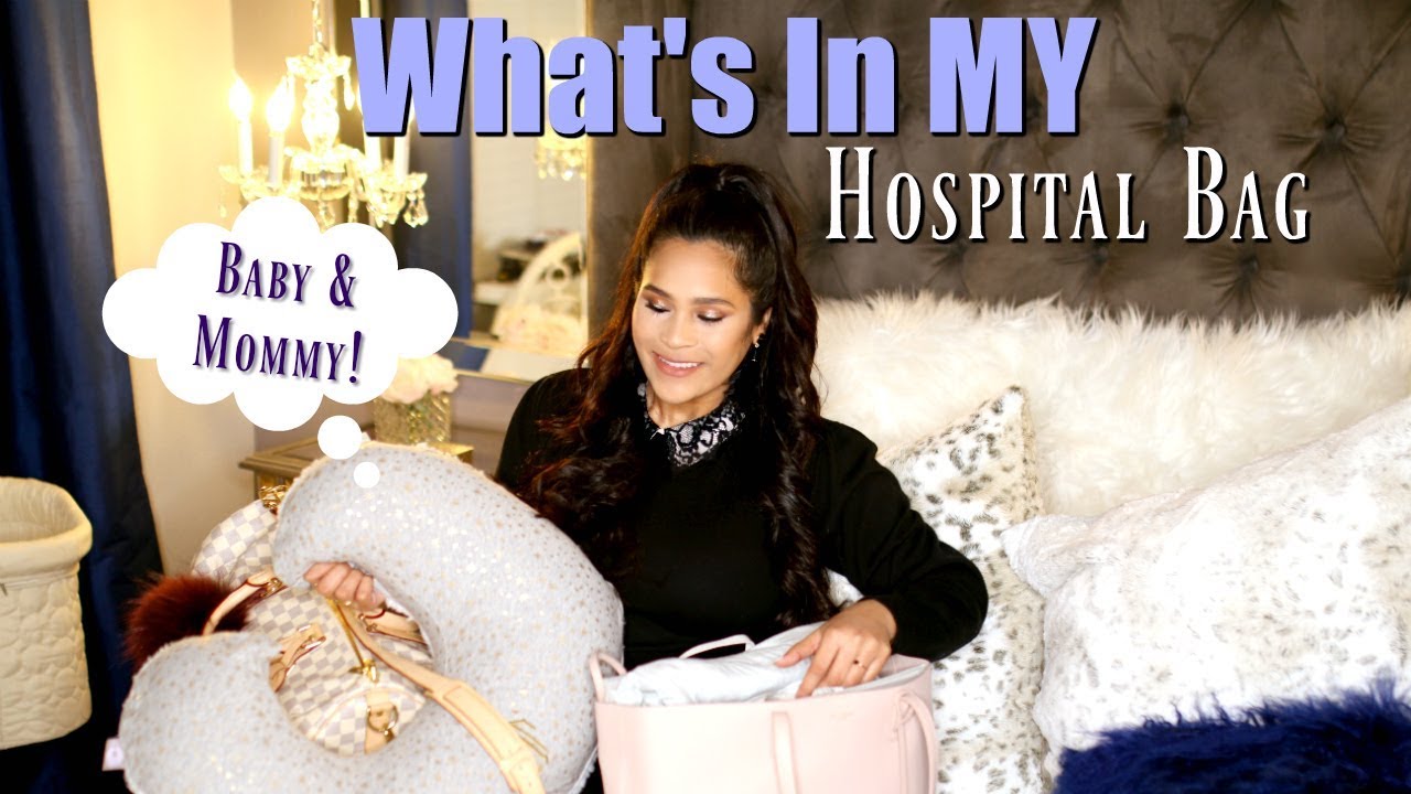 What's In My Hospital Bag - Baby & Mommy! MissLizHeart