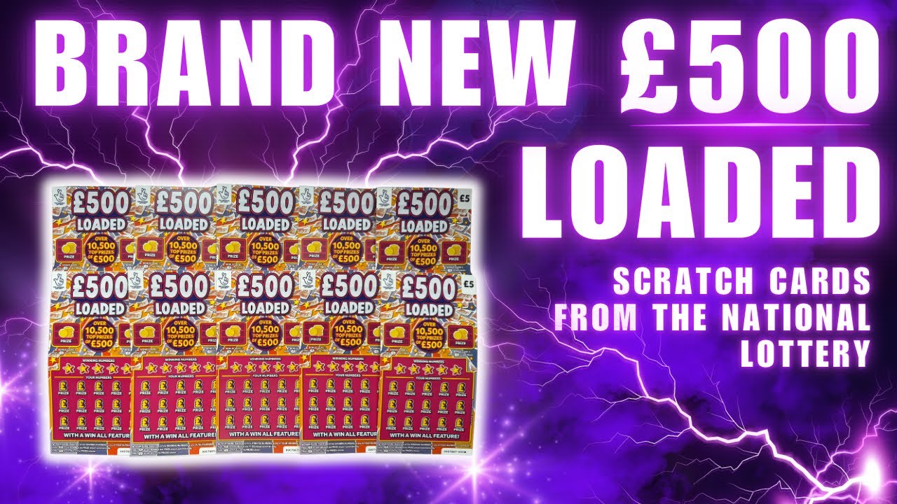 🔥NEW £500 loaded £5 scratch ticket from the National lottery! Top prizes of £500!🤞🏻🔥