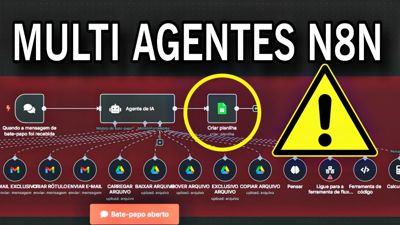 Curso n8n Completo: Agentes e Multiagentes ATUALIZADO!