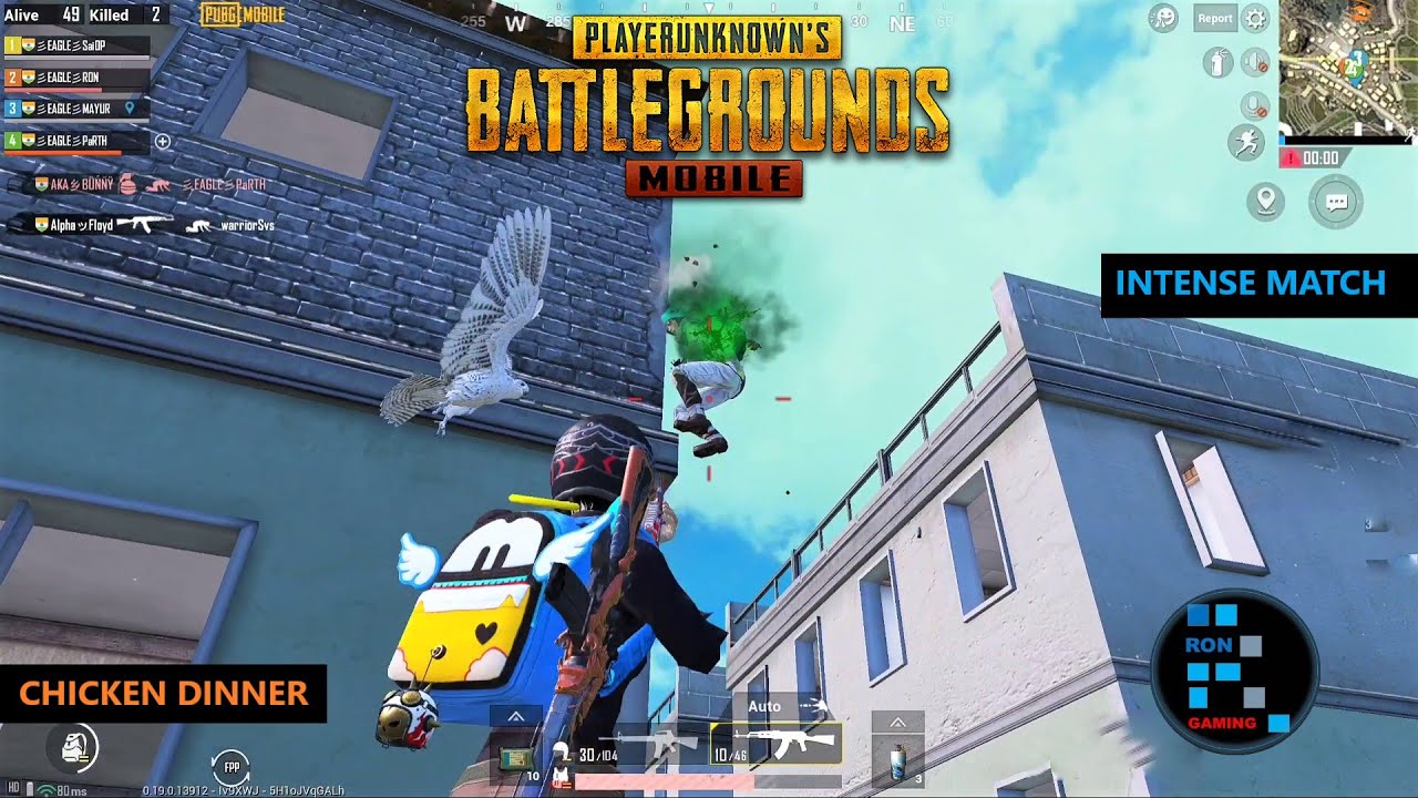PUBG MOBILE | SUPER INTENSE MATCH CHICKEN DINNER (OLD RECORDING)