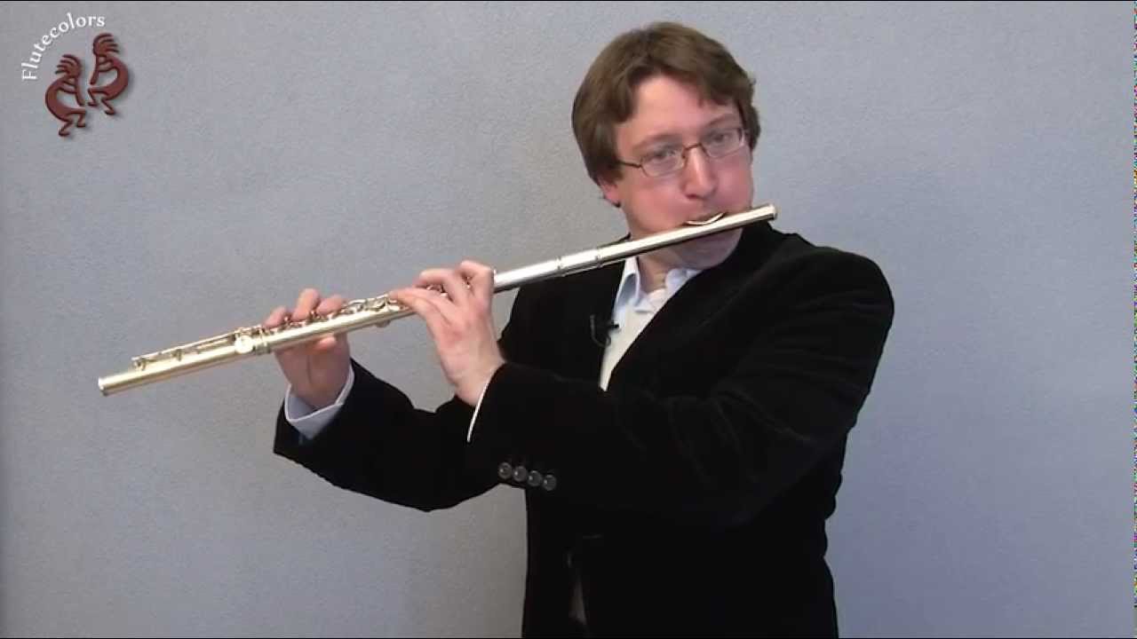 How to play a jet whistle on the flute