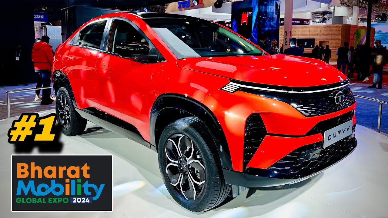 Tata Curvv / Harrier EV / Nexon icng 😲 New Concept Bike & Cars Bharat Mobility Global Expo 2024 #1