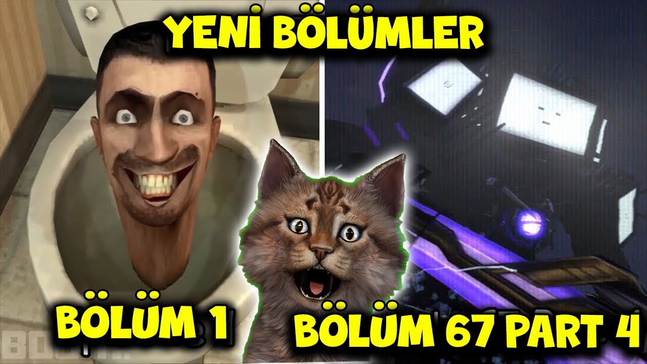 SKİBİDİ TOİLET TÜM BÖLÜMLER 1 - 67 Part 4 😱😱😱 @DaFuqBoom