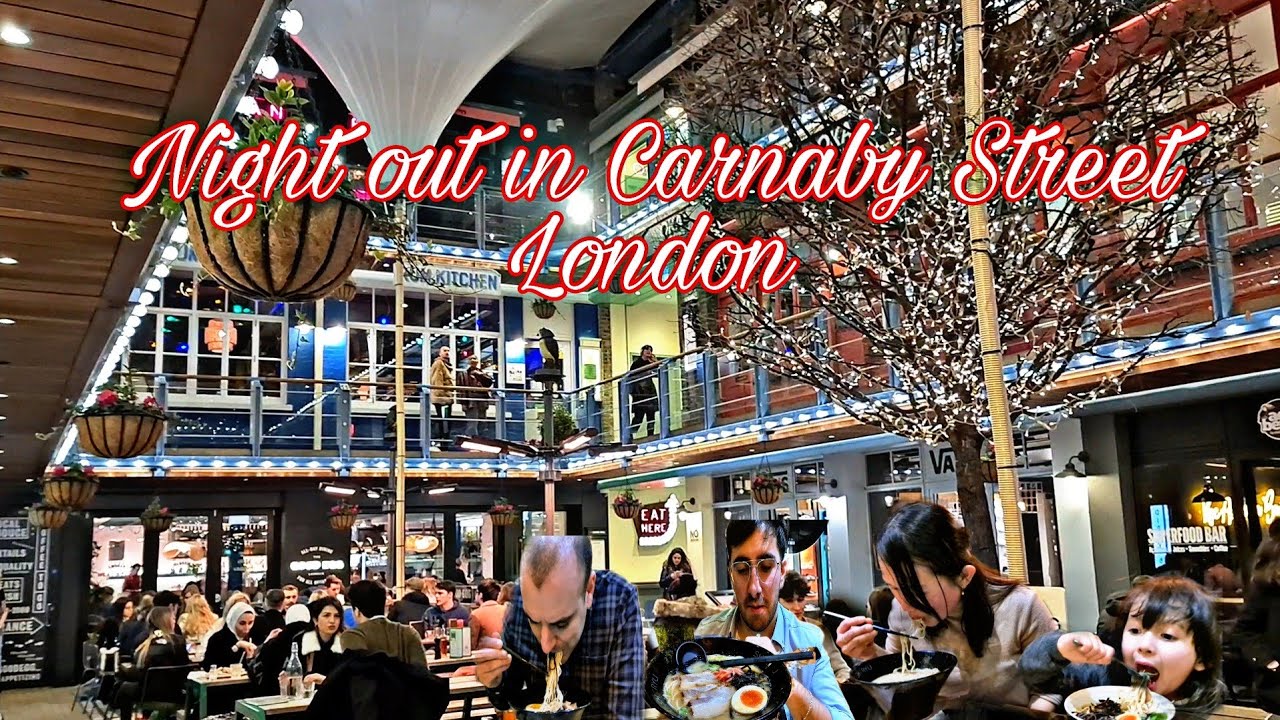 Night out with Family and friend in Shoryu Restaurant Carnaby Street London