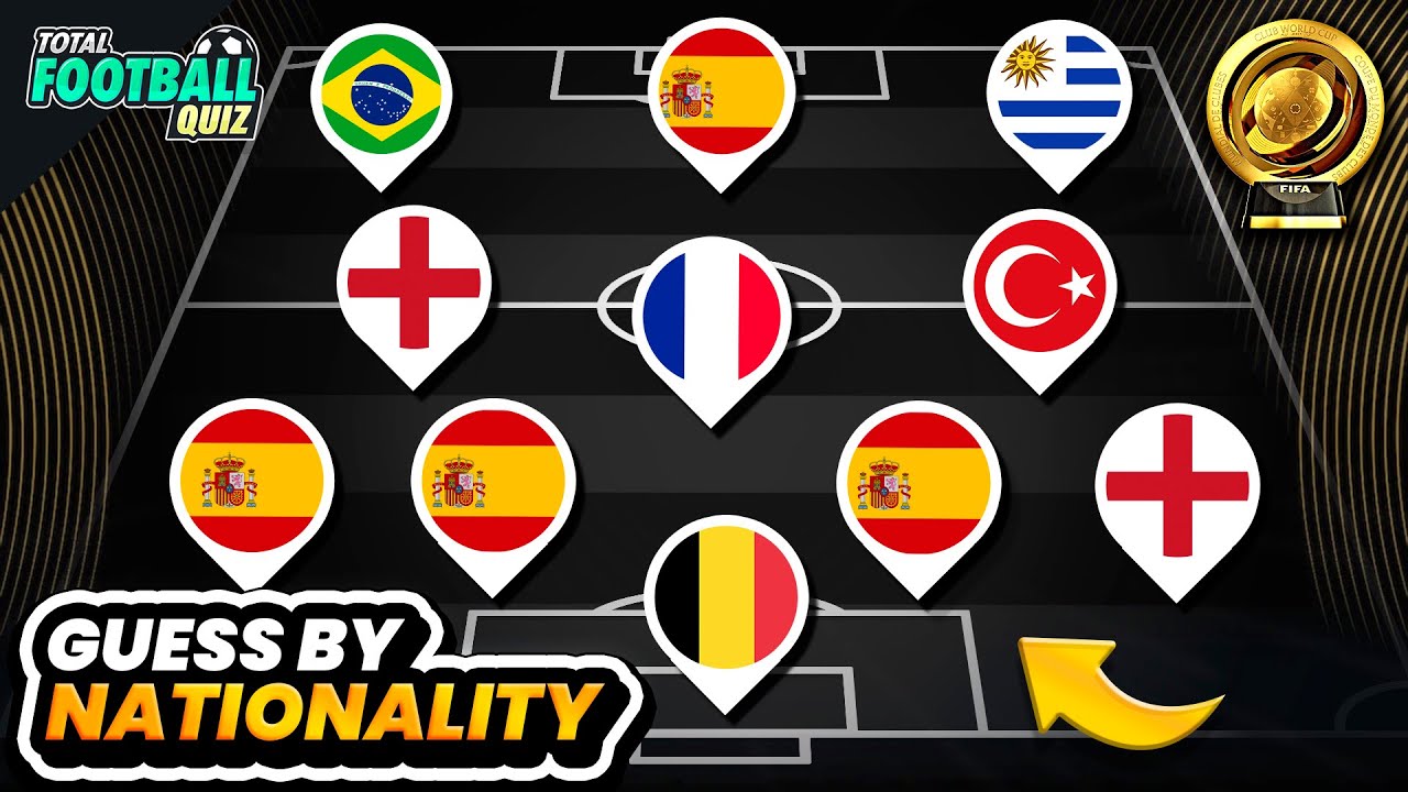 GUESS THE CLUB BY PLAYERS&rsquo; NATIONALITY | QUIZ FOOTBALL TRIVIA 2025