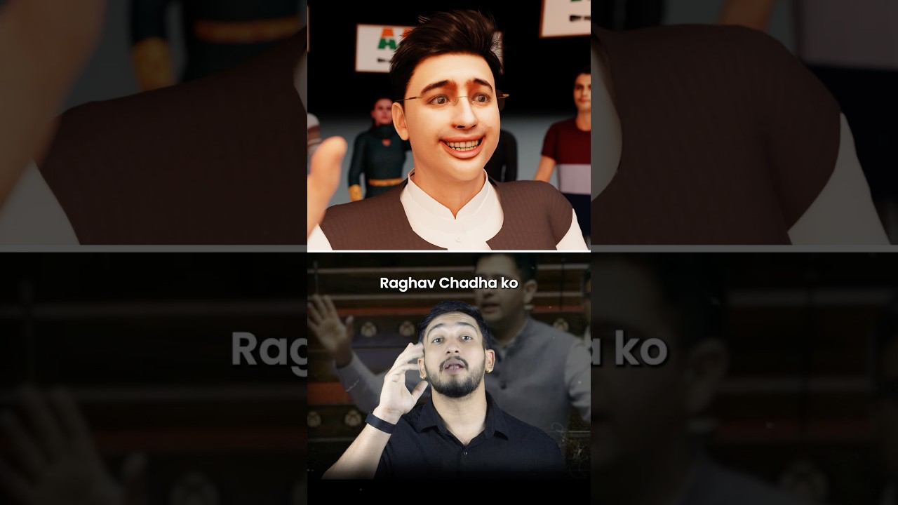 Raghav Chadha vs Kejriwal (3D) by Professor Of How