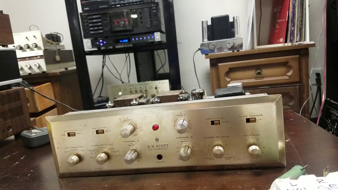 H.H. Scott 222C testing after full restoration