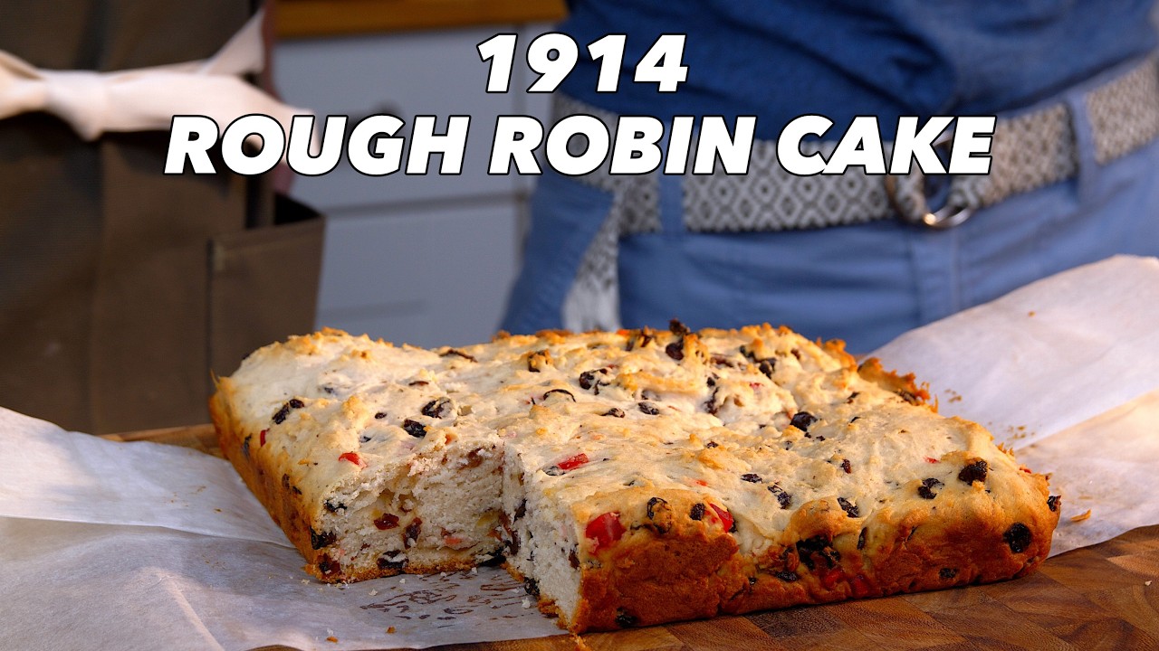 Vintage British Baking: The Rough Robin Cake from 1914
