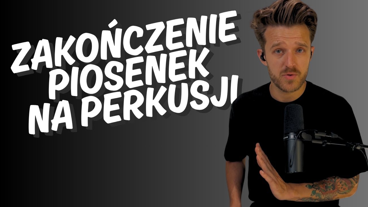 Sposoby na zakończenie piosenek na koncertach na perkusji [LEKCJA] - Oskar Podolski