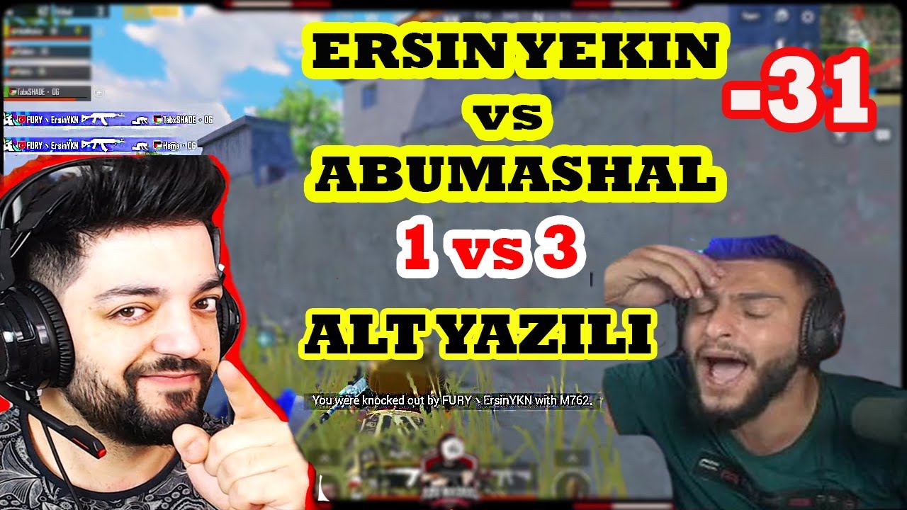 ERSİN YEKİN ABUMASHALA 1 v 3 ATIYOR! ABUMASHAL &Ccedil;ILDIRIYOR! T&uuml;rk&ccedil;e Alt Yazılı