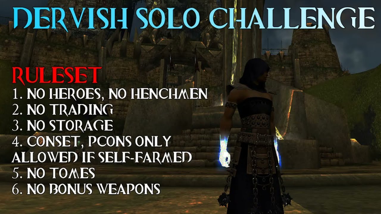 Dervish Solo Challenge Ep.1 - Lvl 1-Lvl 10 and first green scythe!