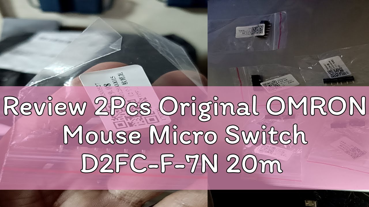 Review 2Pcs Original OMRON Mouse Micro Switch D2FC-F-7N 20m for Logitech RAZER