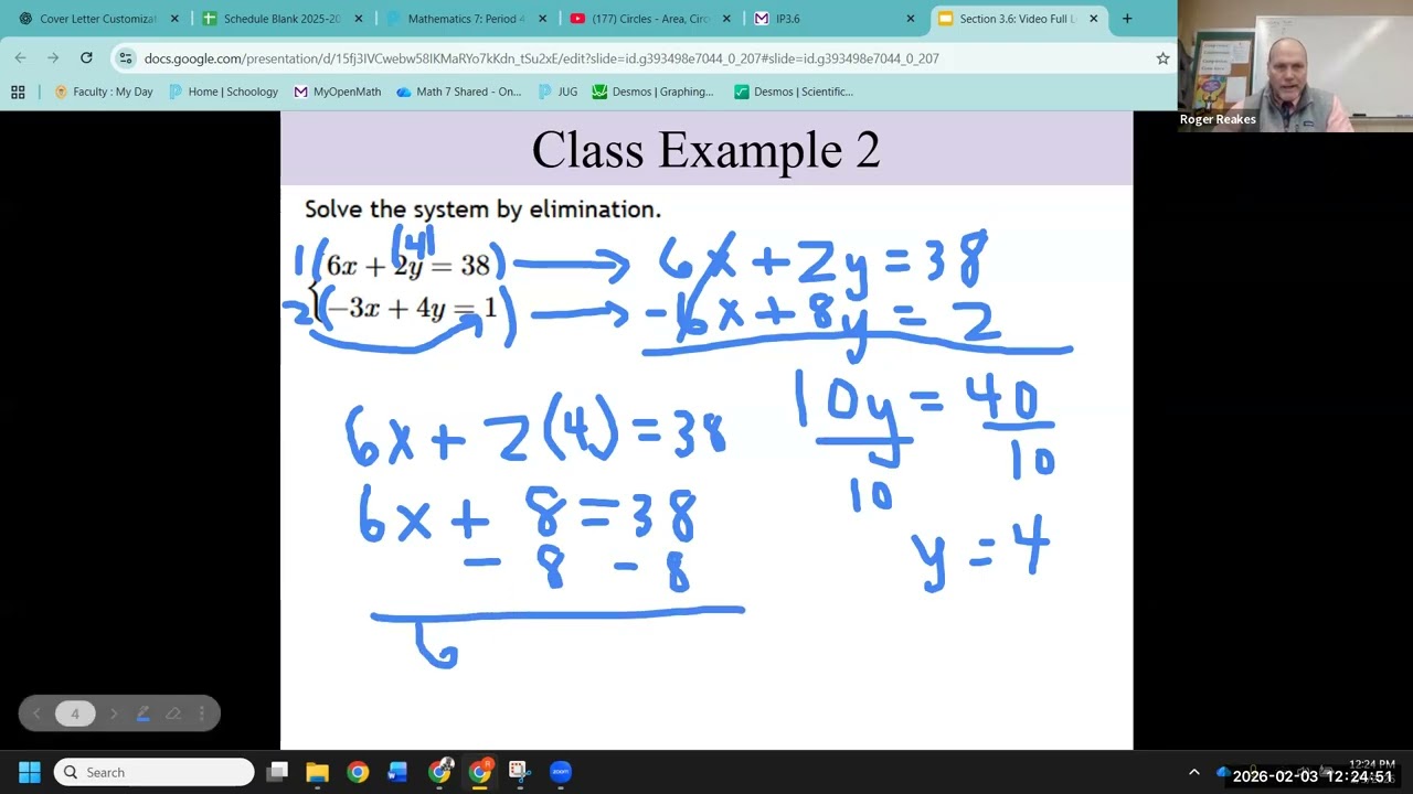 Section 3.6 Video Lesson