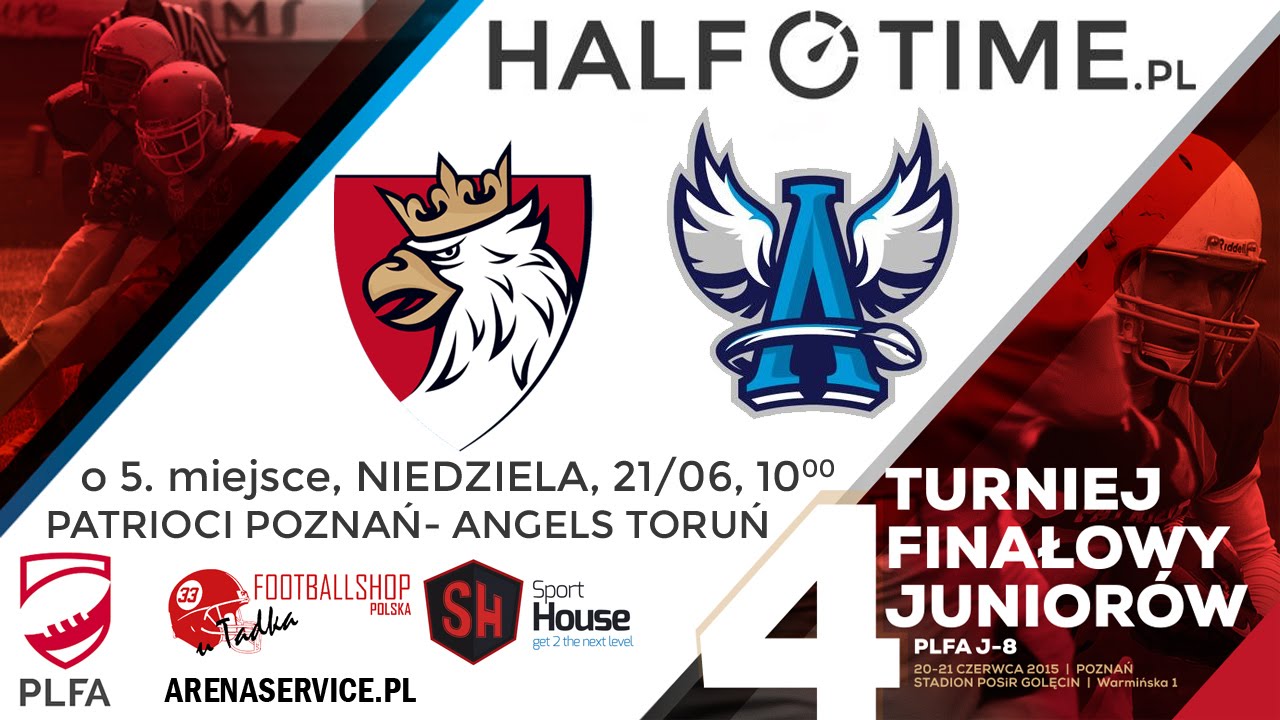 Patrioci Poznań- Angels Toruń 21/06 10:00 [futbol amerykański] PLFAJ8 Poznań