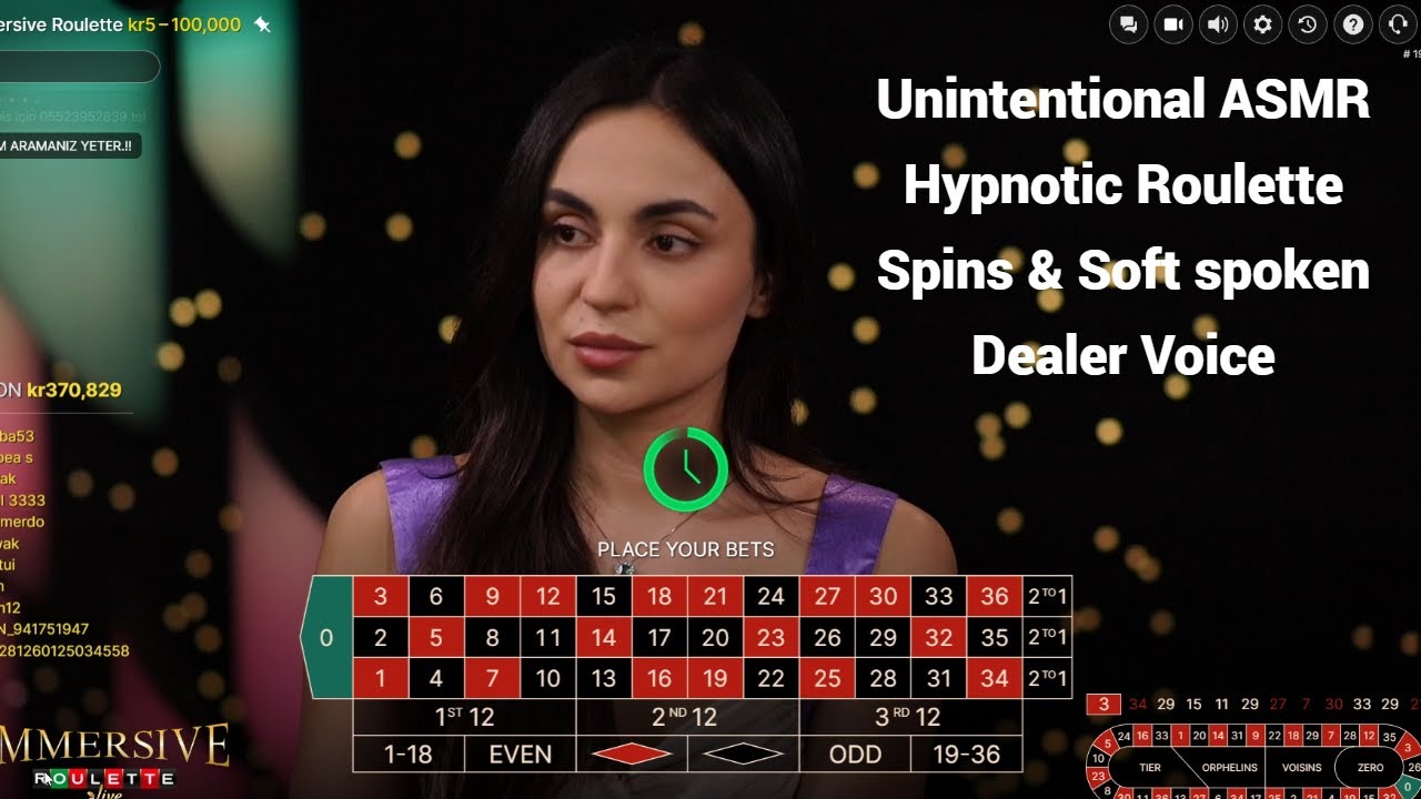 Unintentional ASMR: Hypnotic Roulette Spins & Gentle Dealer Voice