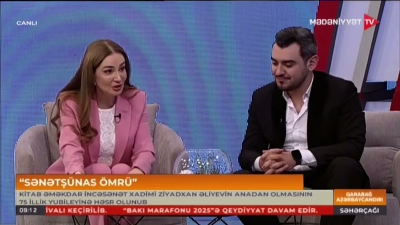 Sənətşünas Aslan Xəlilov və Səmayə Xəlilova. “Sənətşünas ömrü” kitabı haqqında. Səhərçağı 04.14.2025