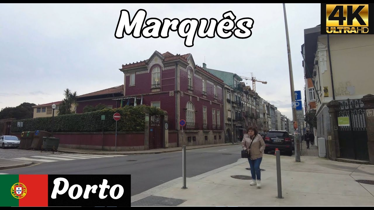 Porto | Marquês | Portugal 4K City Walk