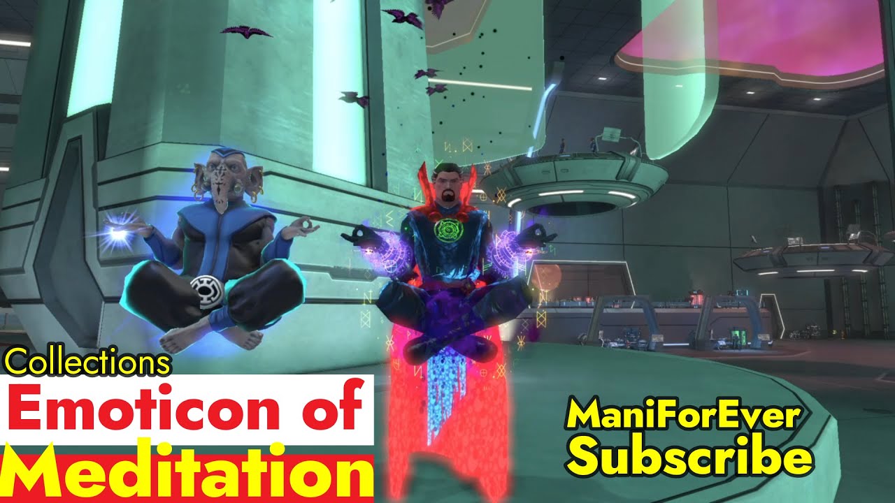 MEDITATION EMOTE & CONFETTI AURA (COLLECTIONS) - DC UNIVERSE ONLINE