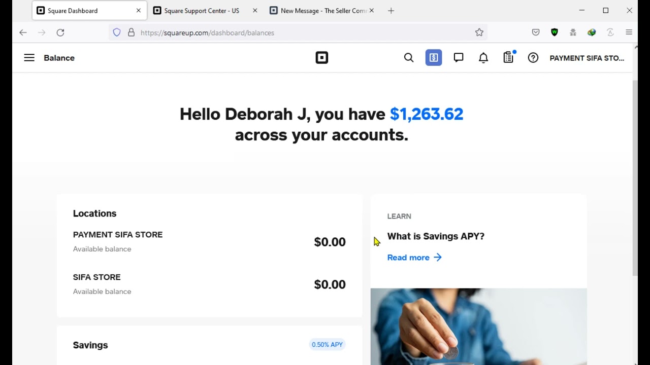 Problem Square Savings Withdraw