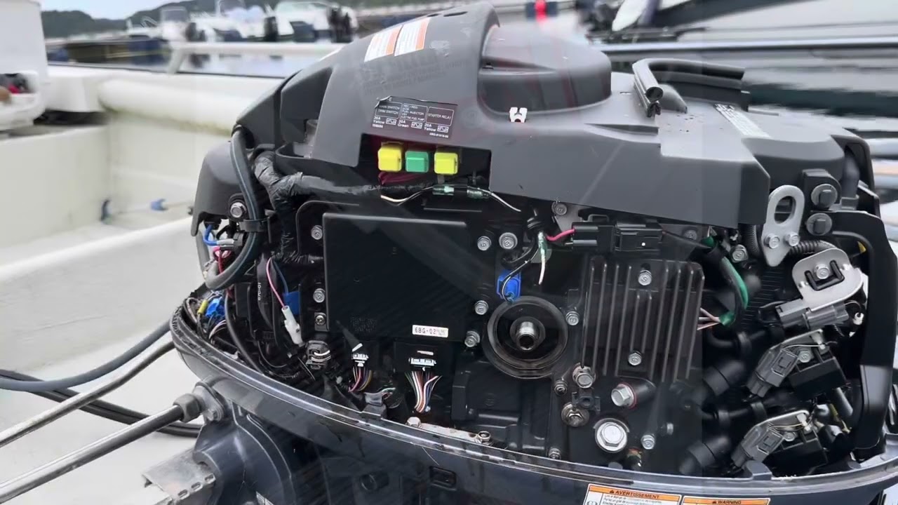 Skifte oljefilter og olje på Yamaha F40 F (2012 modell) påhengsmotor