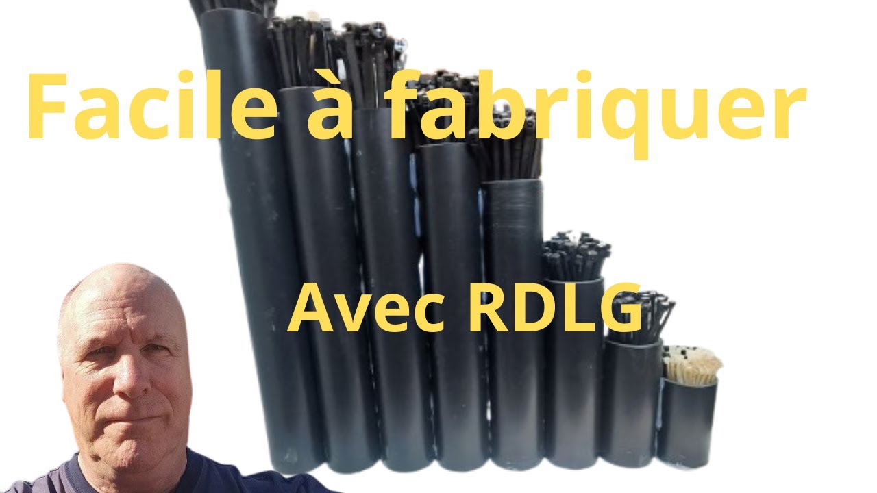 RDLG Système de rangement génial et amélioré pour vos attaches câbles de type TyRap.