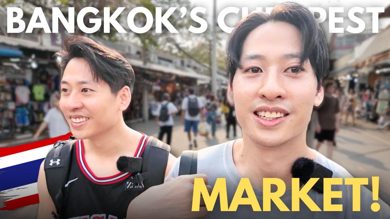 BANGKOK'S CHEAPEST & BIGGEST MARKET! 🇹🇭 (Chatuchak Weekend Market 2025)