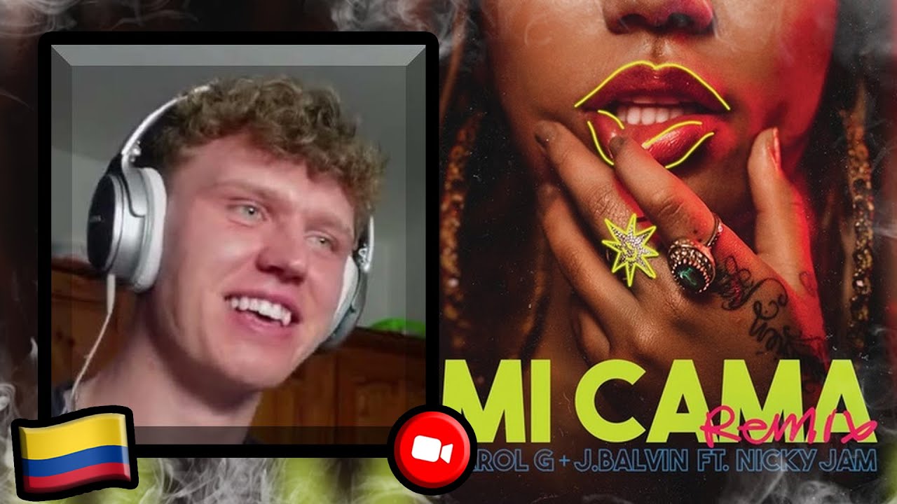 FIRST REACTION TO Mi Cama ft. Nicky Jam - KAROL G, J. Balvin | Colombian Music Reaction