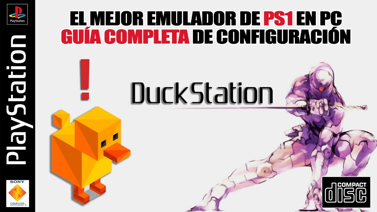 DUCKSTATION | Guía completa para instalar y configurar el MEJOR emulador de PS1 en PC 🚀