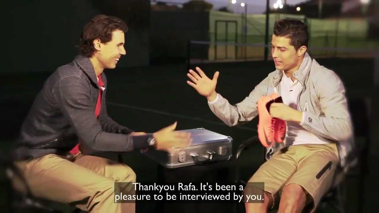 Rafa Nadal meets Cristiano Ronaldo