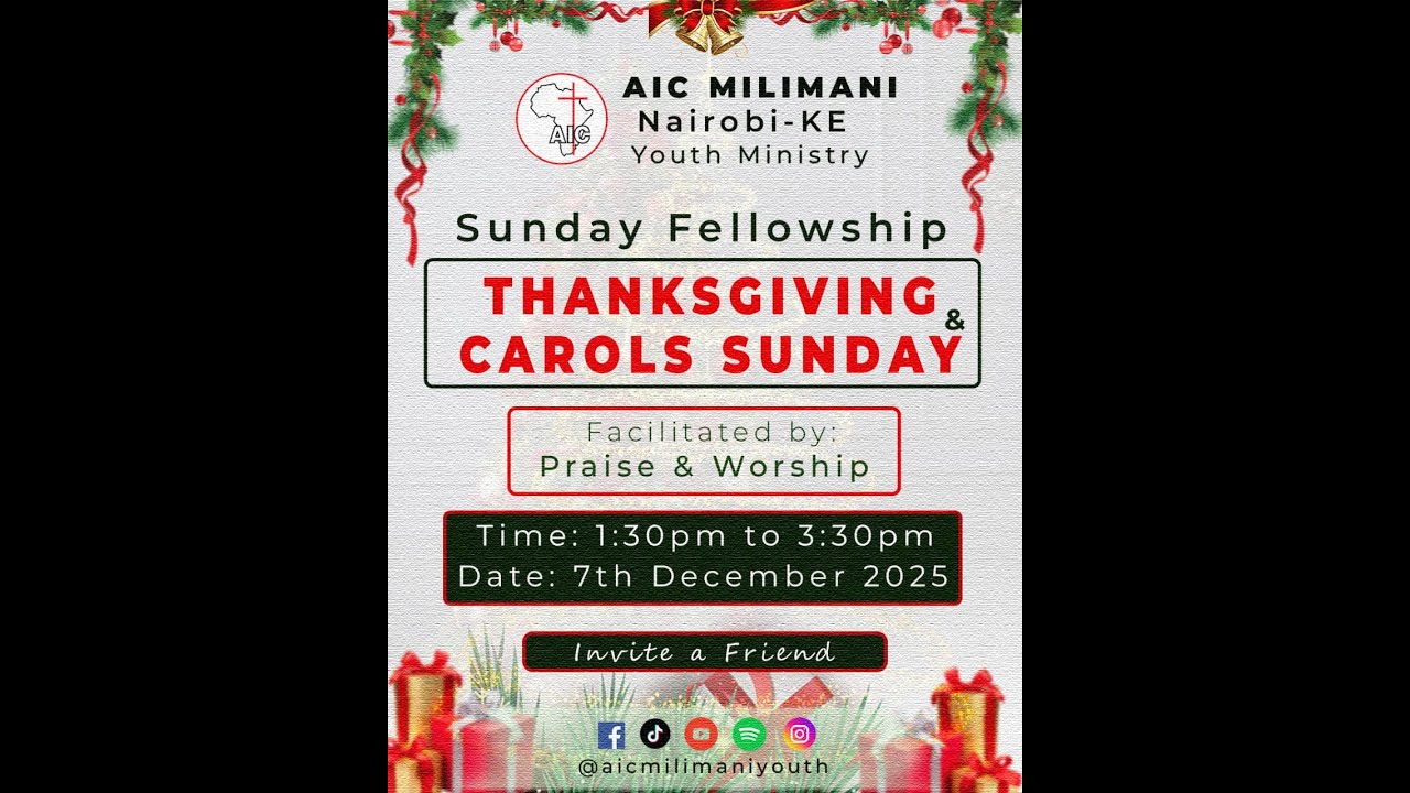 Youth Fellowship  | AIC Milimani Nairobi-KE | 7th Dec 2025