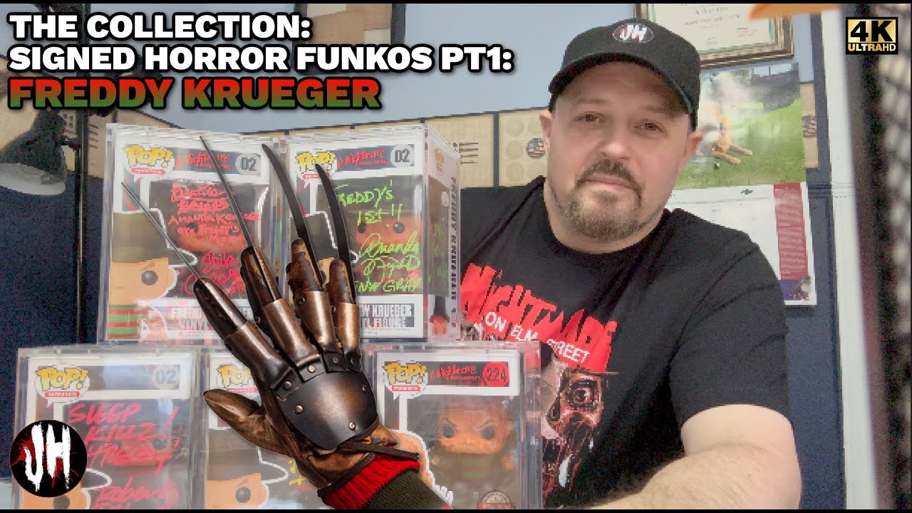 The Collection &bull; Signed Horror Funko Pop!'s Part 1: Freddy Krueger