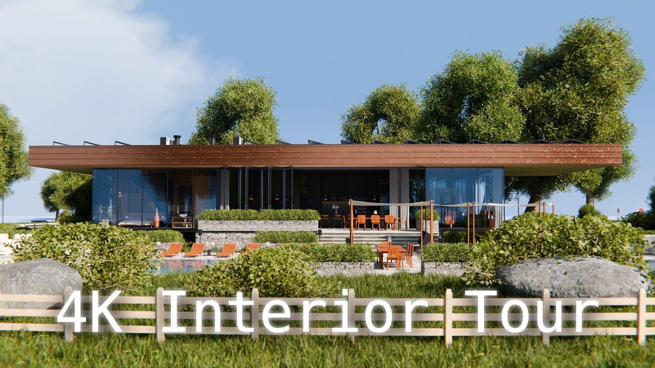 4K Blender Eevee Interior Animation | Modular Modern House 8