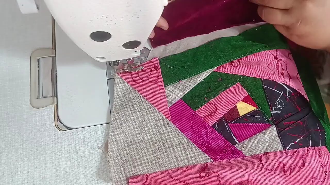 Crazy Quilt Patchwork.