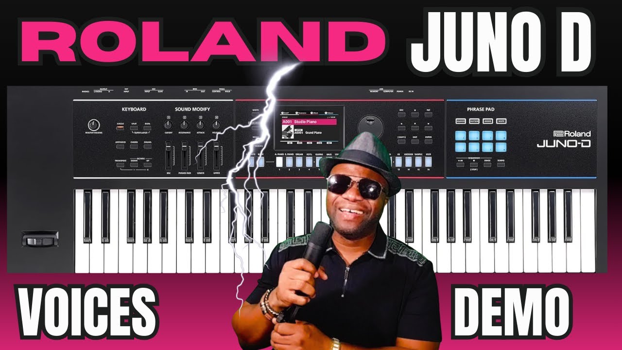 JUNO - D Main Voices Review & VOCODER @MilanoMusicCenter