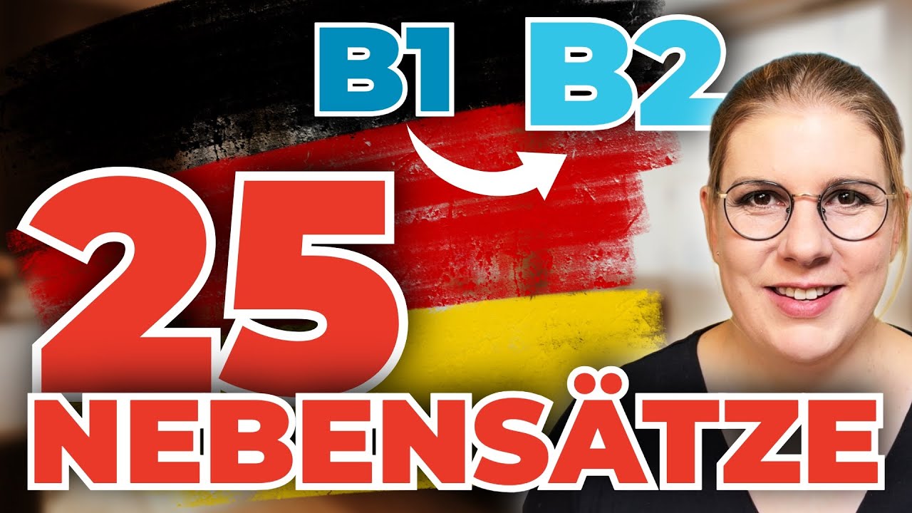 B1 ➜ B2: 30 Nebensatz-Strukturen, die du wirklich brauchst (obwohl, damit, indem …)