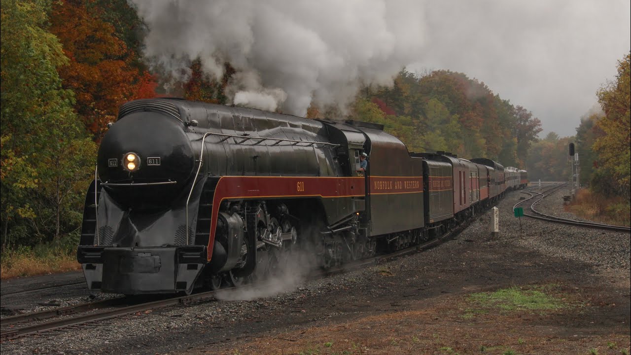 Chasing N&W 611 on the Buckingham Branch Railroad