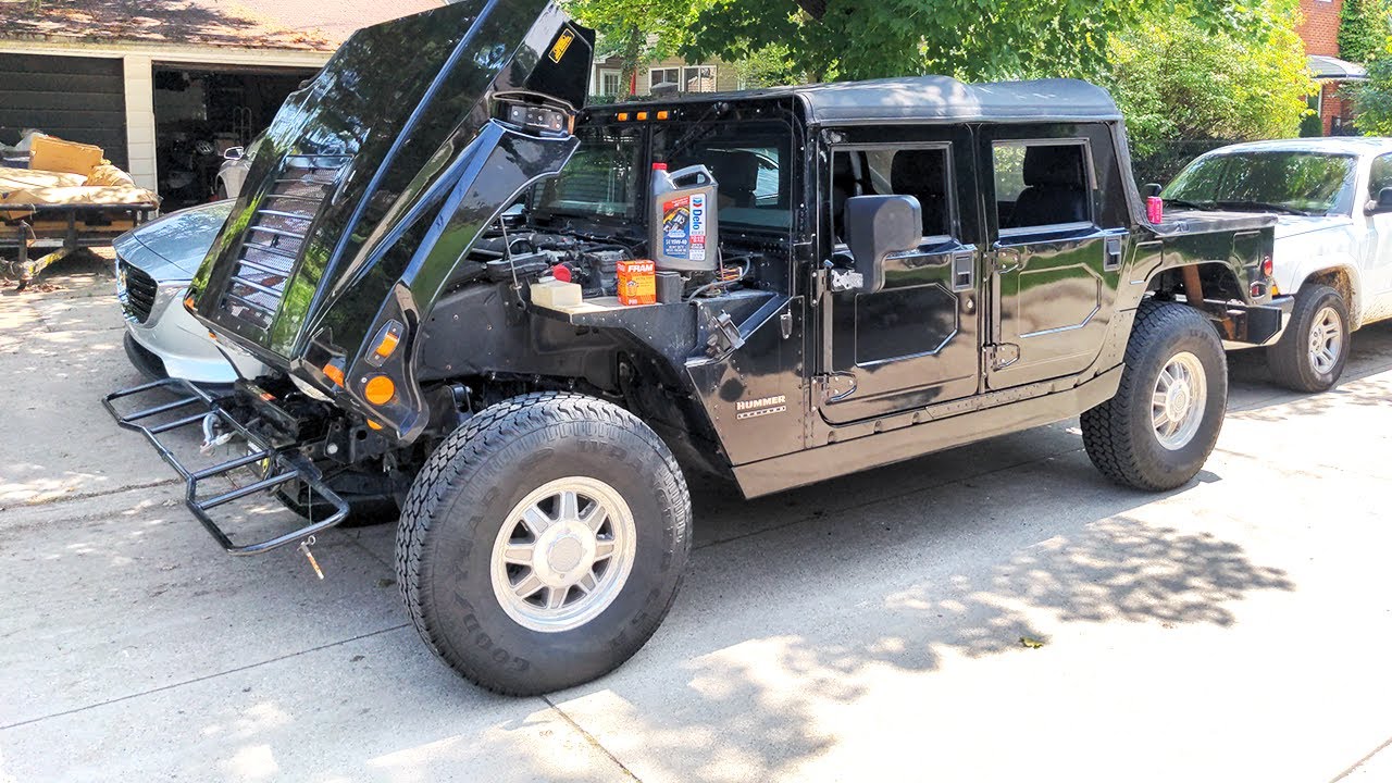 2001 Hummer H1 TT4 ABS 6.5 Turbo DIesel - Oil Change