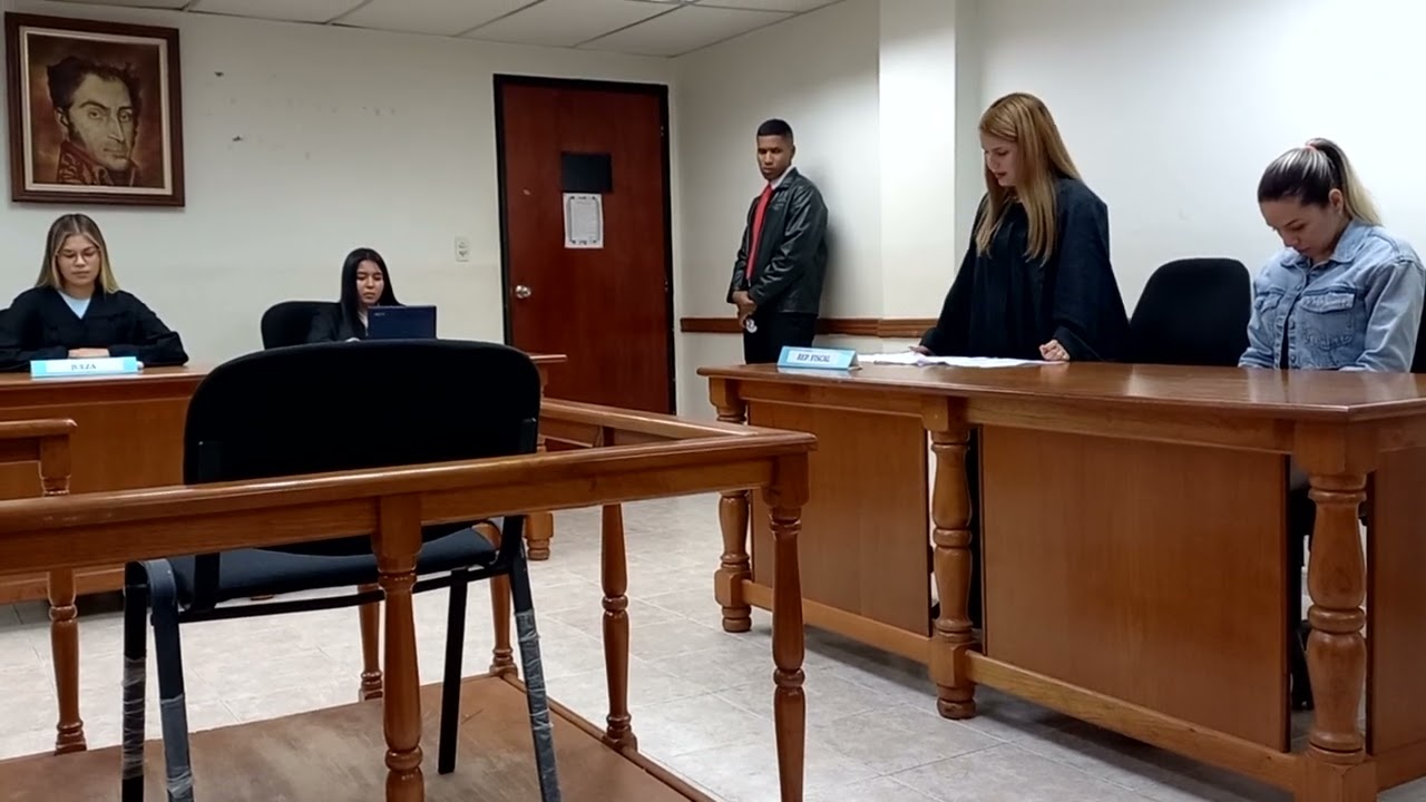 Dramatizacion de juicio - Derecho Procesal Penal I. Escuela de Derecho Ugma, San Félix 13/06/2022.