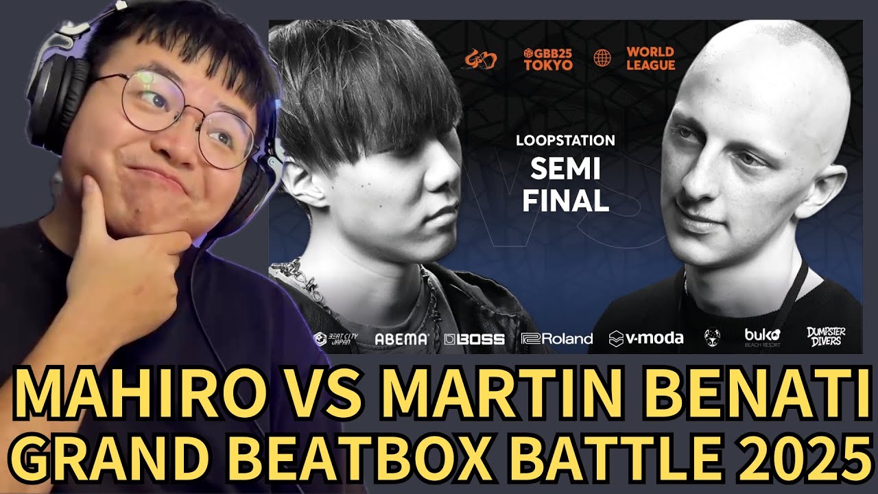 史上最強的 LOOPSTATION 比賽 😱 MAHIRO 🇯🇵 vs MARTIN BENATI 🇫🇷 | GBB25: BOSS Loopstation | Semi Final REACTION