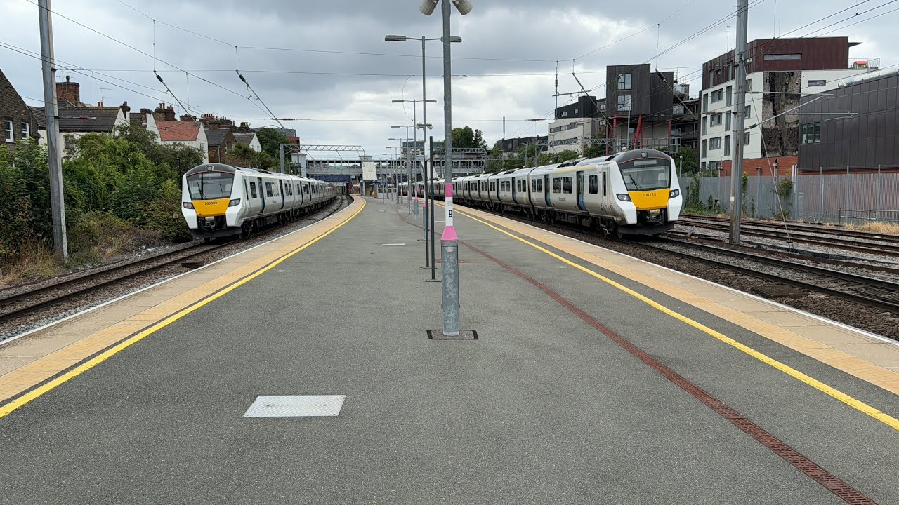 Thameslink and East Midlands Railway Trains at West Hampstead Thameslink on July 12th 2024