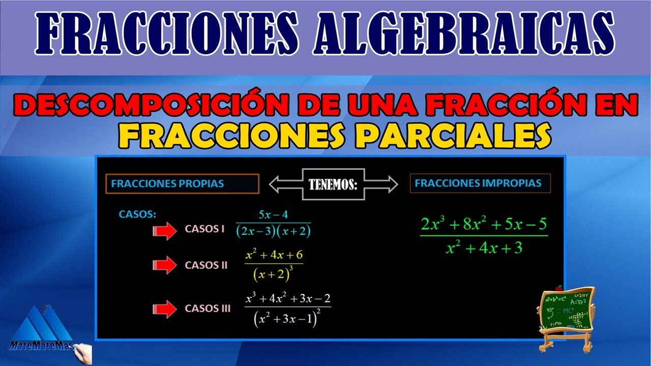 Descomposición de una fracción en Fracciones Parciales (Completo)
