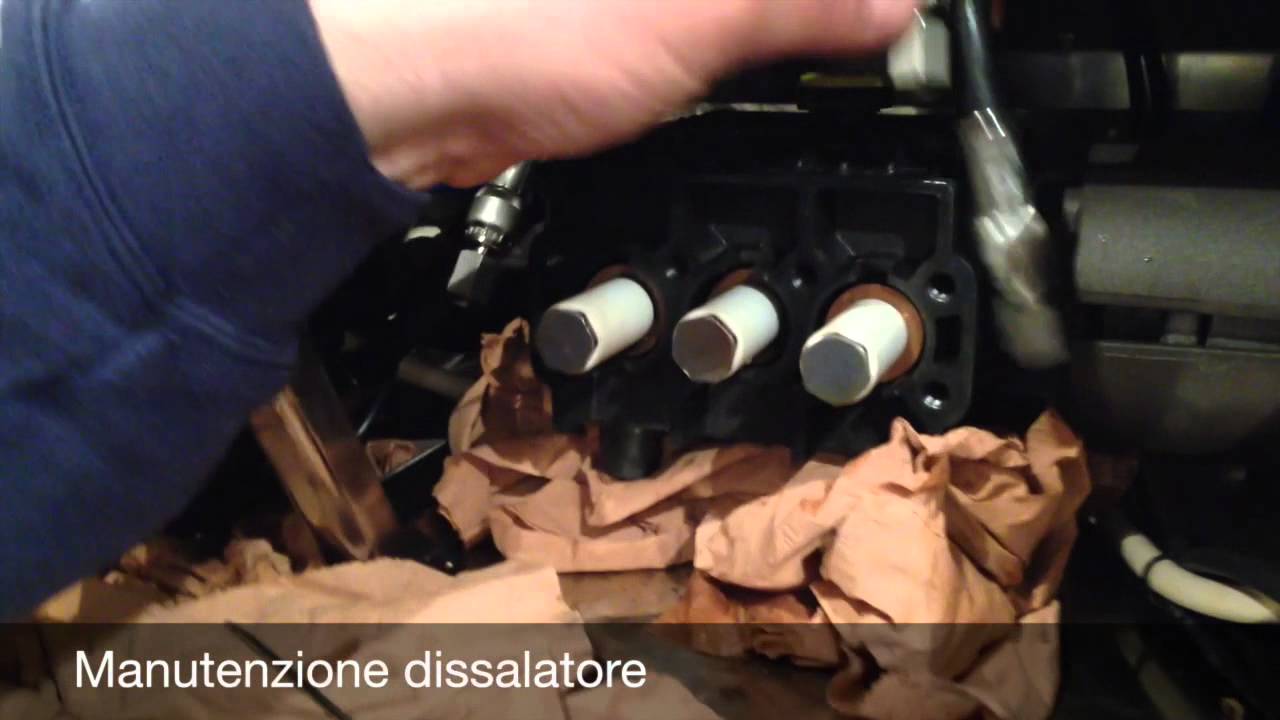 Manutenzione dissalatore