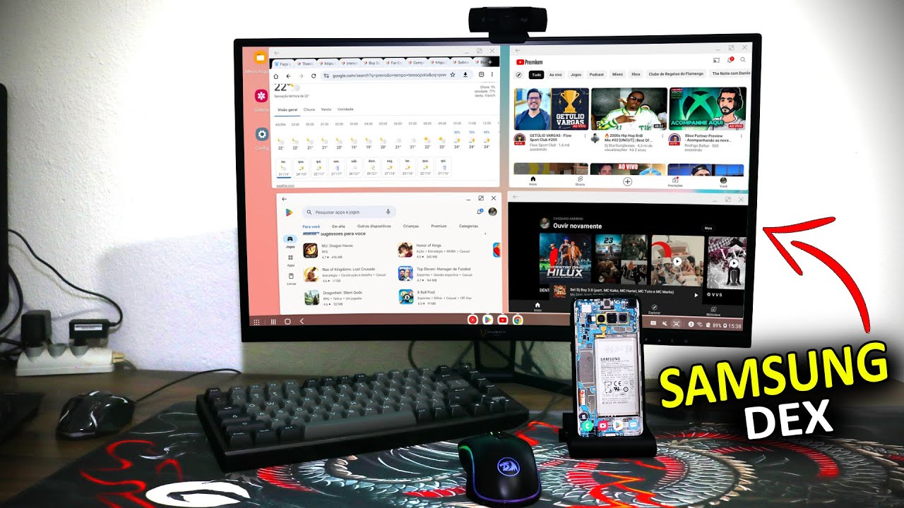 Transformei Meu Samsung S10e Em Um Computador - Samsung Dex