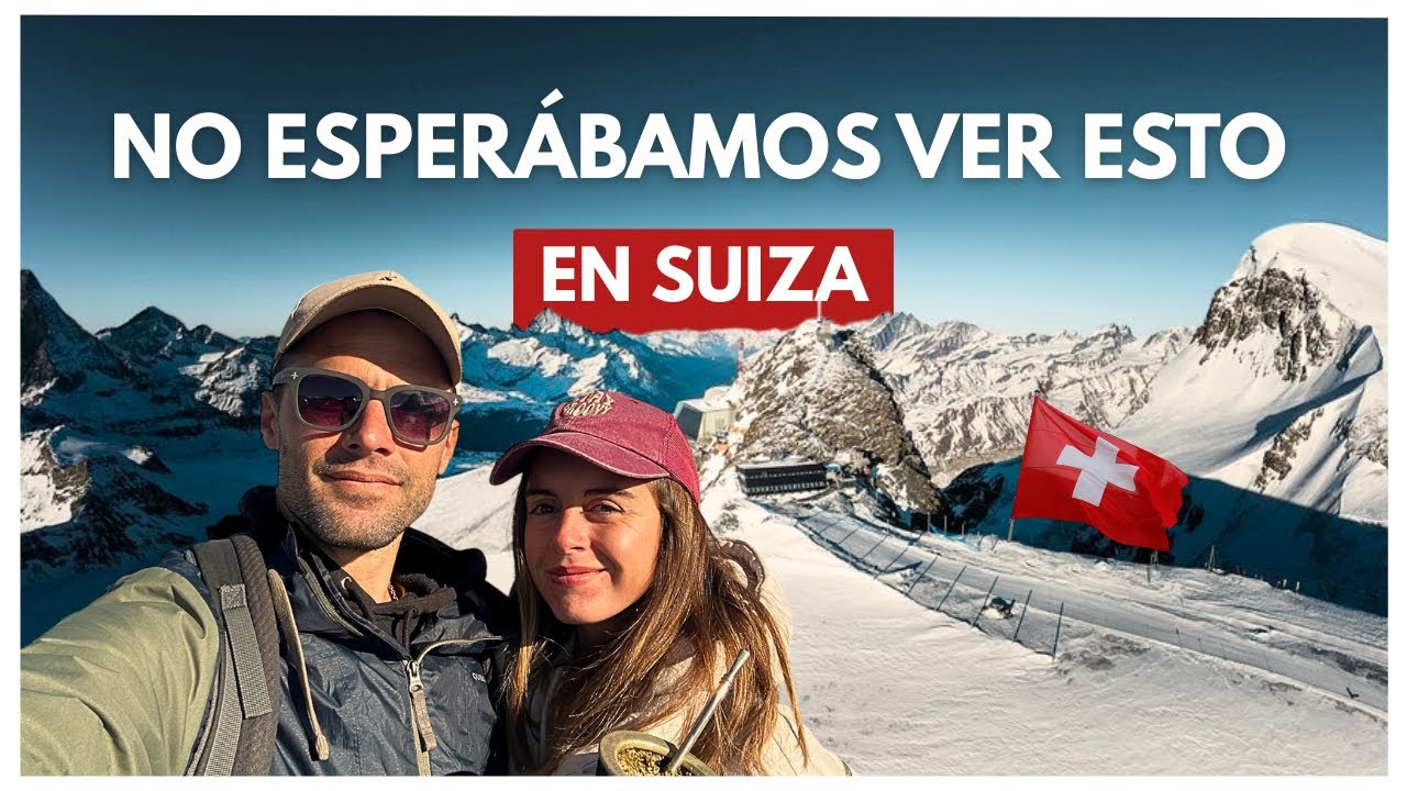 🏔️🇨🇭Llegamos a lo MÁS ALTO DE EUROPA! 😱📍Gornergrat y📍Glacier Pararadise en SUIZA #suiza #gornergrat