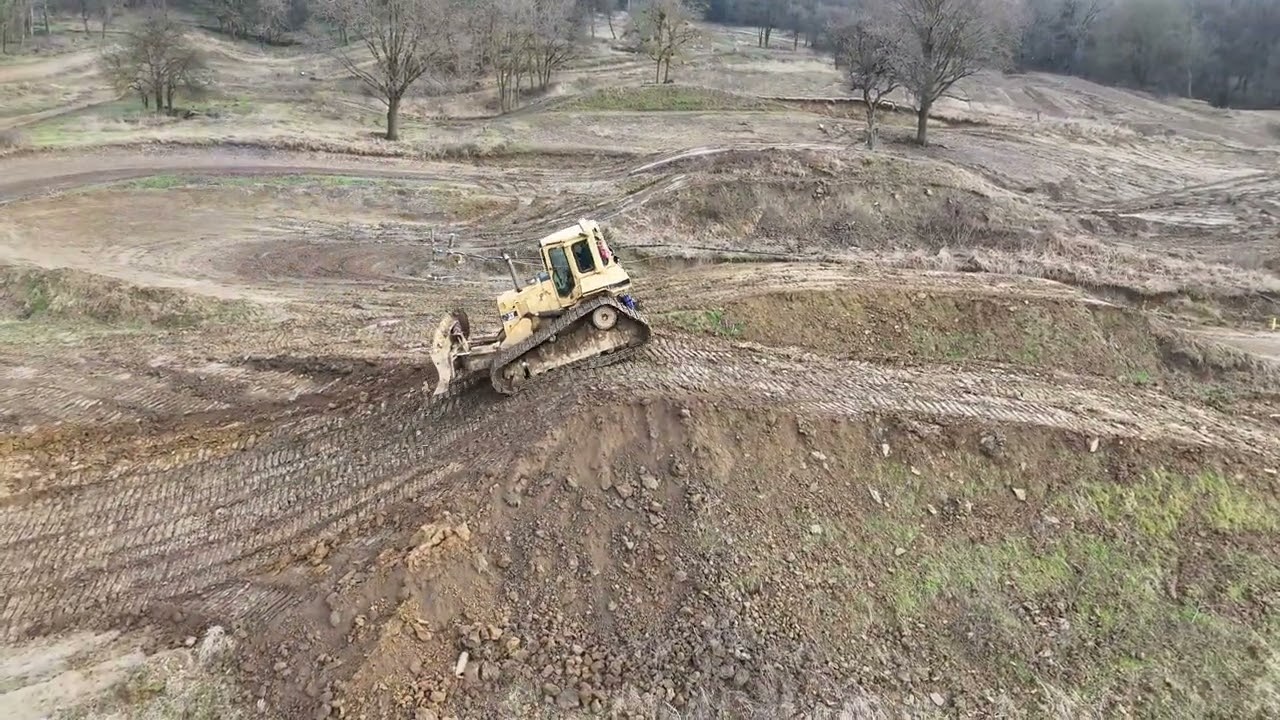 Motocross Track Build Ujudvar 2026. Feb. 03